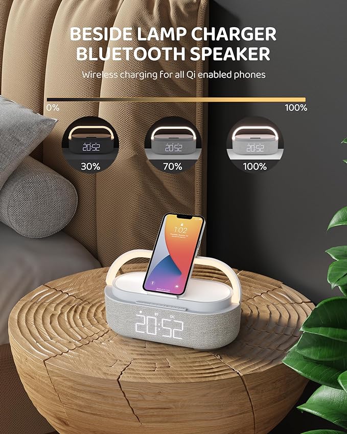 Radio-réveil avec haut-parleur Bluetooth d&
