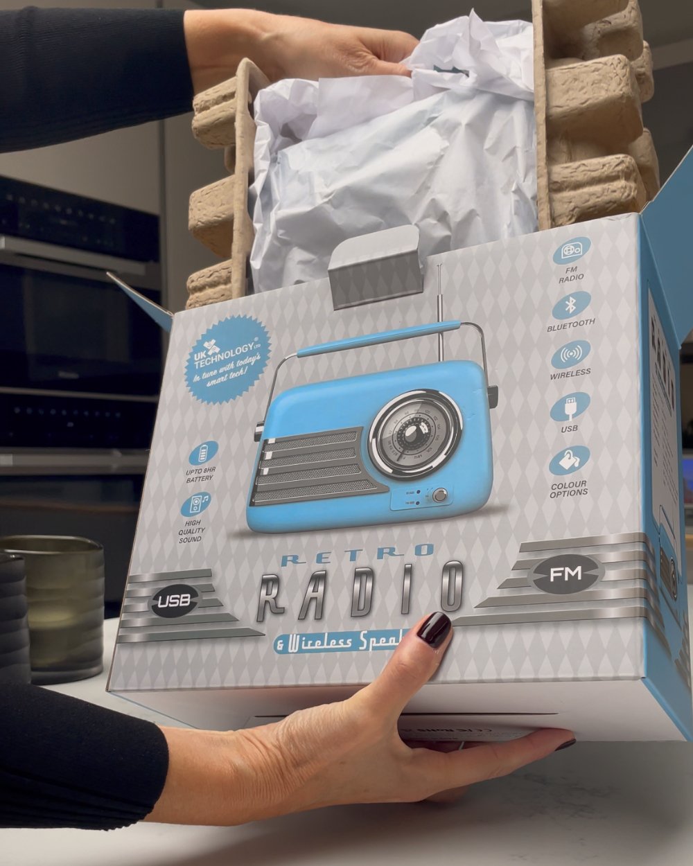 Vintage Retro Radio - Bluetooth & FM