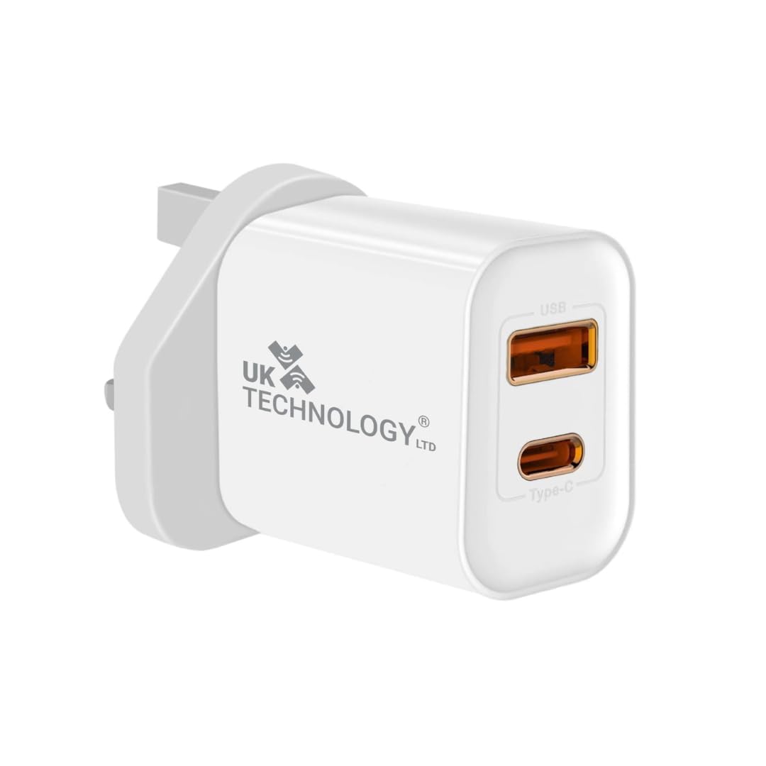 UK Technology USB-A and USB-C charging plug