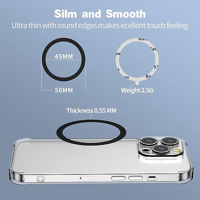 Stick-On MagSafe Wireless Charging Rings