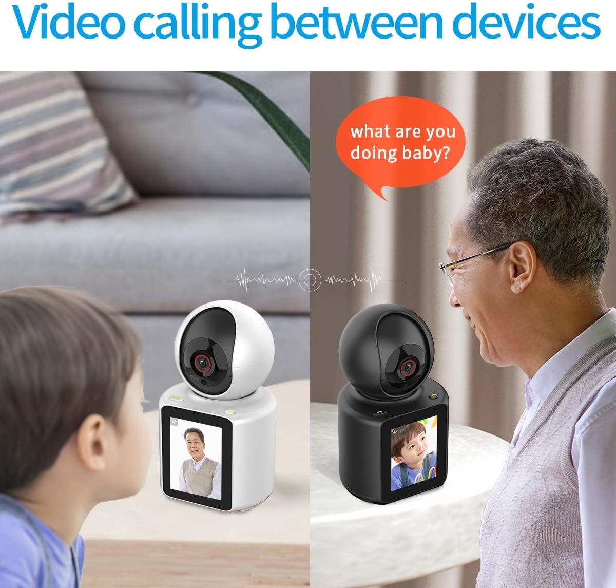 UK Technology ChatCam Two Way Video Calling Surveillance Device conversation between two chatcams from different places