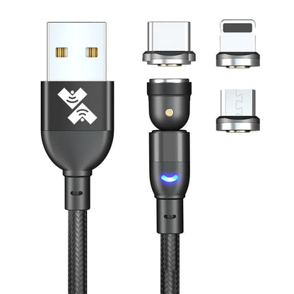 Magnetic Changeable Charging Cable - USB C, Lightning, Micro USB