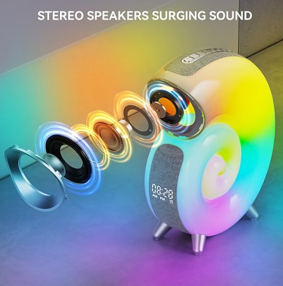 UK Technology Conch Music Lamp diagram of bluetooth 5.0 speaker