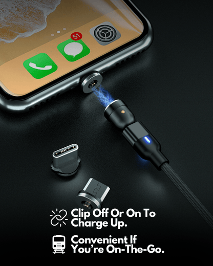 Magnetic Charging Cable - USB C, Lightning, Micro USB