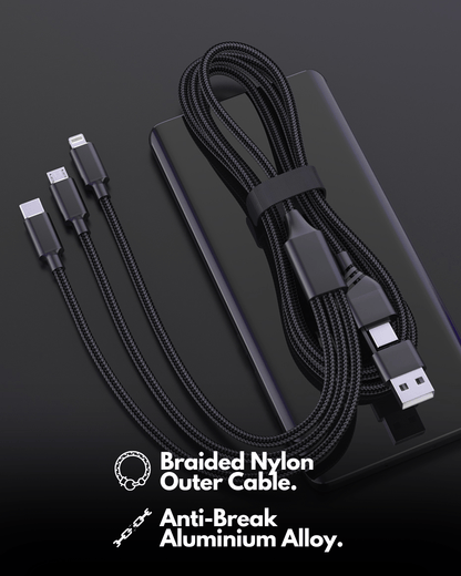 Fast-Charging Cable - Lightning, USB-C, Micro-USB