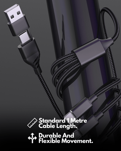 Fast-Charging Cable - Lightning, USB-C, Micro-USB