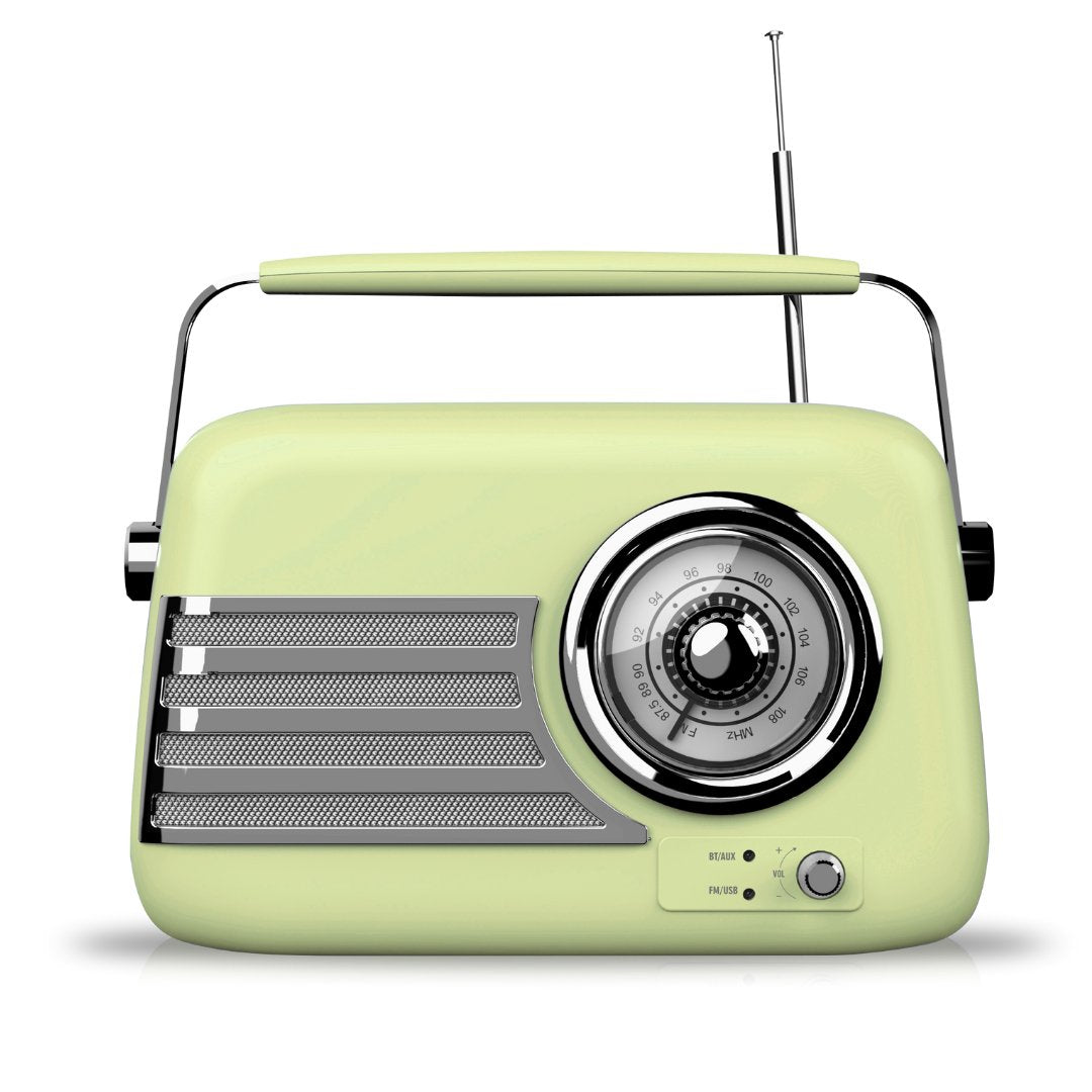 Vintage Retro Radio - Bluetooth &amp; FM