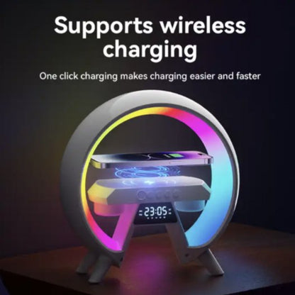 UK Technology O Lamp Wireless Charger Speaker white wireless charging function