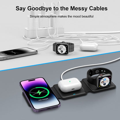 UK Technology TravelCharge 3 in 1 Wireless Charging Station can improve cable management