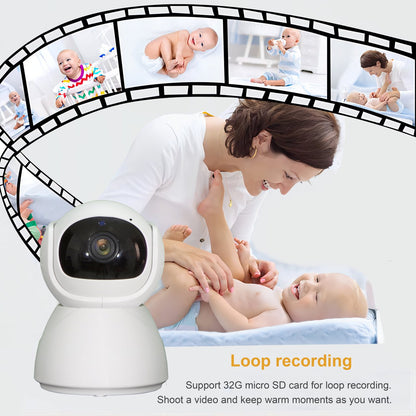UK Technology Baby Monitor + Camera loop recording with external storage