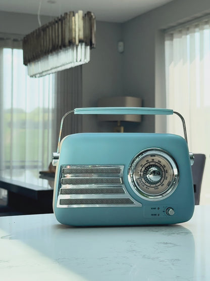 Vintage Retro Radio - Bluetooth &amp; FM